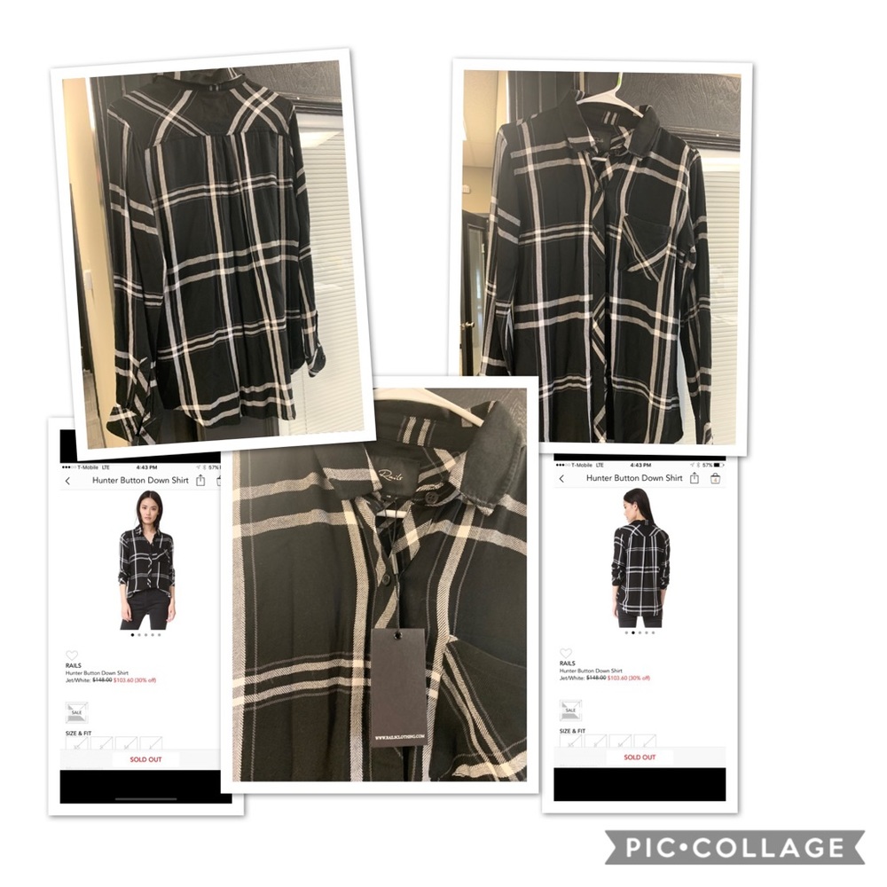 Rails Buttondown NWT